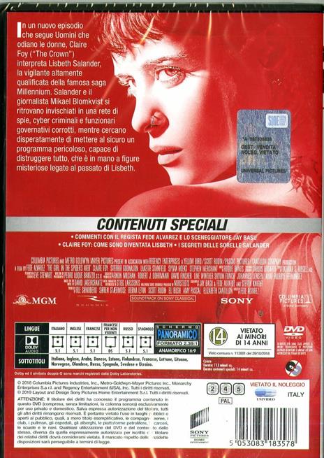 Millennium. Quello che non uccide (DVD) di Fede Alvarez - DVD - 2