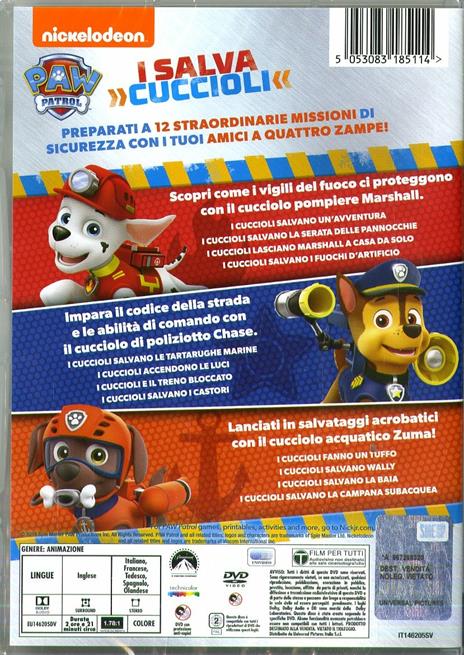 Paw Patrol. I salva cuccioli (DVD) - DVD - 2