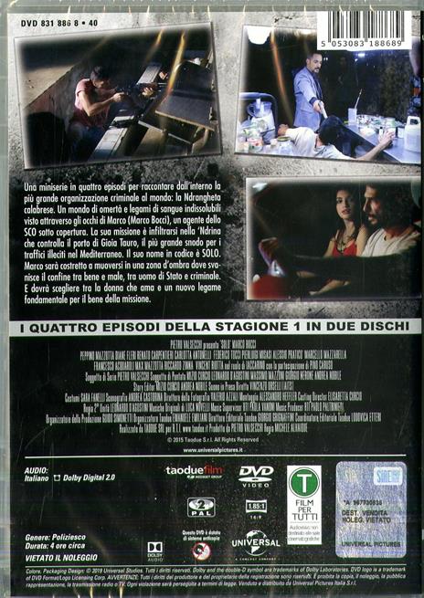 Solo. Stagione 1. Serie TV ita (4 DVD) di Michele Alhaique - DVD - 2