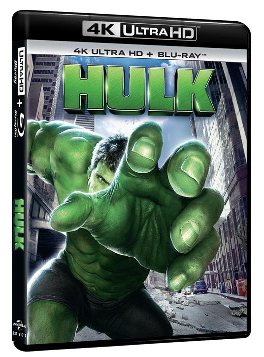 Hulk (Blu-ray + Blu-ray 4K Ultra HD) di Ang Lee - Blu-ray + Blu-ray Ultra HD 4K