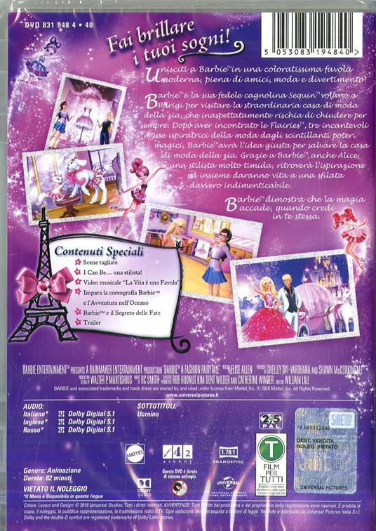 Barbie e la magia della moda. Barbie stilista. Edizione 60° Anniversario (DVD) - DVD - 2