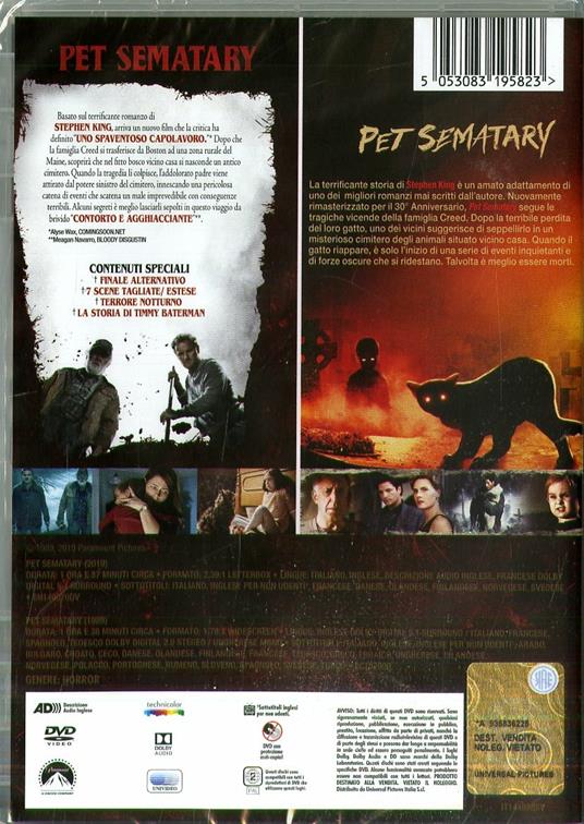 Pet Sematary 2 Film Collection (DVD) di Kevin Kölsch,Dennis Widmyer,Mary Lambert - 2