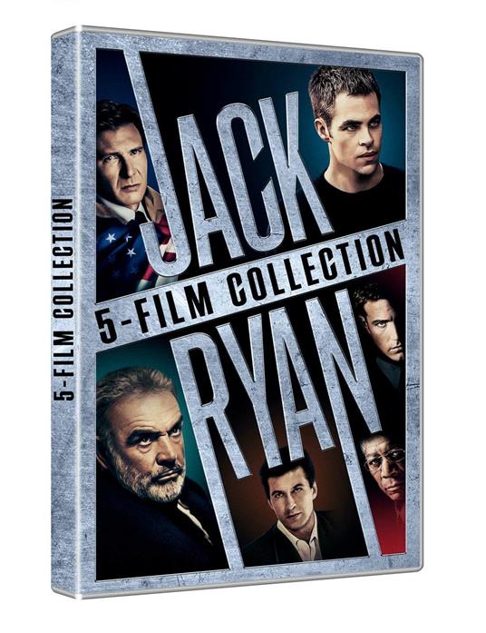 Jack Ryan Collection 5 Film (5 DVD) di John McTiernan,Phillip Noyce,Phil Alden Robinson,Kenneth Branagh