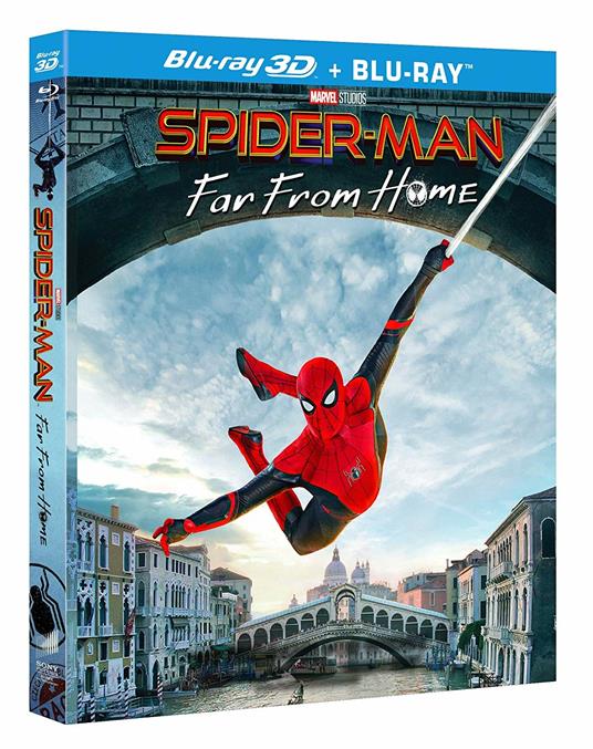 Spider-Man Far from Home. Collector's Edition. Con Gallery Book esclusivo (Blu-ray + Blu-ray 3D) di Jon Watts - Blu-ray + Blu-ray 3D - 2