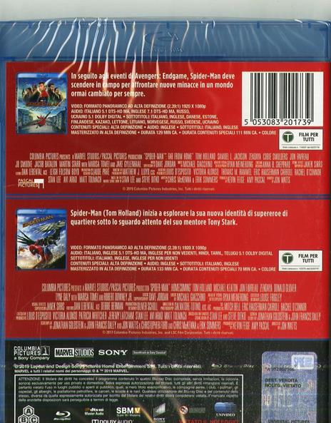 Spider-Man. Home Collection (Blu-ray) di Jon Watts - 2