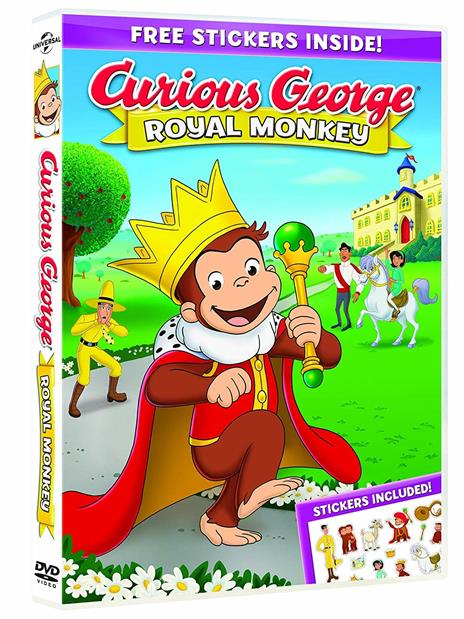 Curioso come George. Royal Monkey (DVD) di Phil Weinstein - DVD