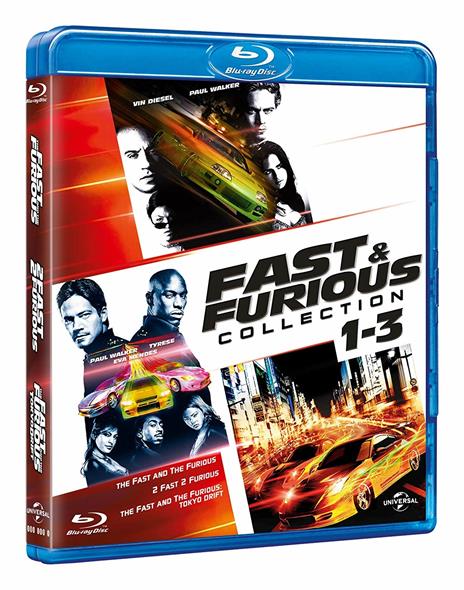 Fast & Furious 1-3. Tuning Collection (3 Blu-ray) di Rob Cohen,John Singleton,Justin Lin