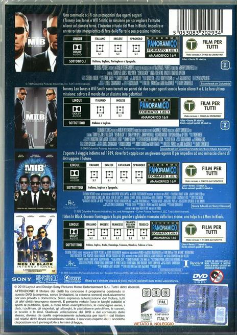 Men in Black Collection 1-4 (4 DVD) di Barry Sonnelfeld,F. Gary Gray - 2