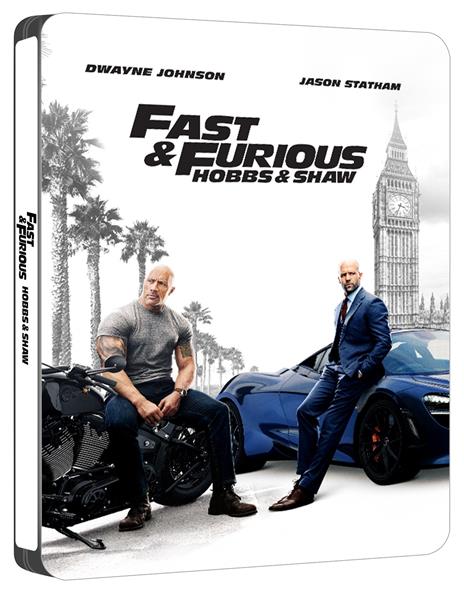 Fast & Furious. Hobbs & Shaw. Con Steelbook (Blu-ray + Blu-ray 4K Ultra HD) di David Leitch - Blu-ray + Blu-ray Ultra HD 4K