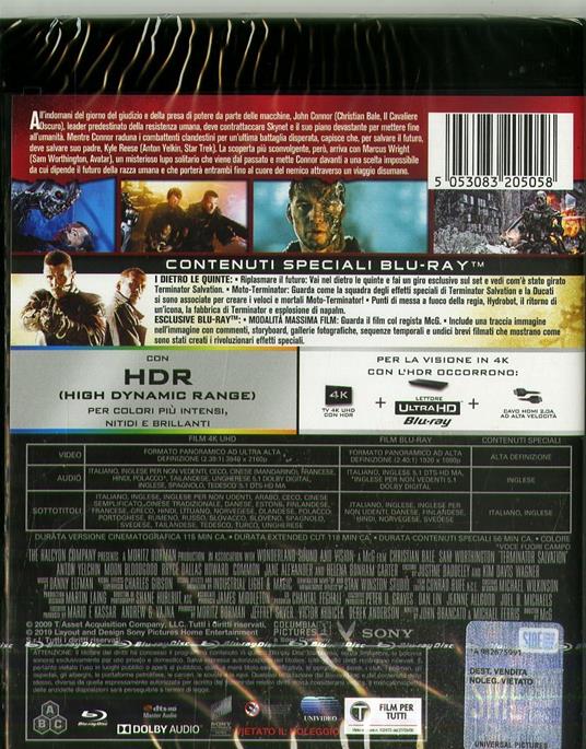 Terminator Salvation (Blu-ray + Blu-ray Ultra HD 4K) di McG - Blu-ray + Blu-ray Ultra HD 4K - 2