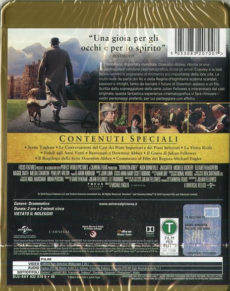Downton Abbey. Il Film (Blu-ray) di Michael Engler - Blu-ray - 2