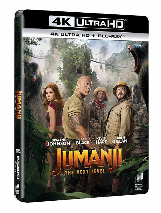 Jumanji. The Next Level (Blu-ray + Blu-ray Ultra HD 4K) di Jake Kasdan - Blu-ray Ultra HD 4K