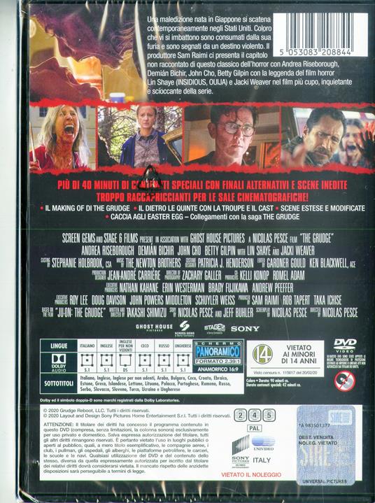 The Grudge (2020) (DVD) di Nicolas Pesce - DVD - 2