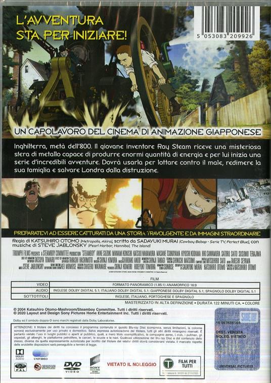 Steamboy (DVD) di Katsuhiro Otomo - DVD - 2