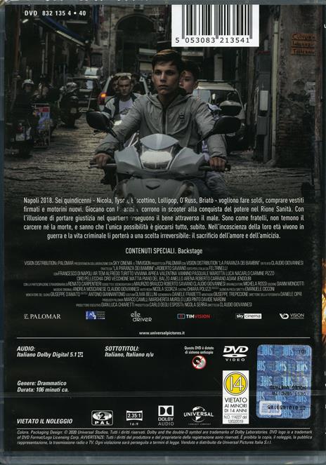La paranza dei bambini (DVD) di Claudio Giovannesi - DVD - 2