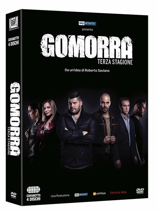 Gomorra. Stagione 3. Serie TV ita (4 DVD) di Stefano Sollima,Cristina Comencini,Claudio Cupellini - DVD