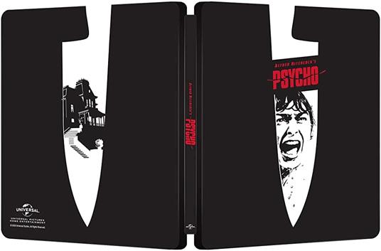 Psycho. 60th Anniversary Edition. Con Steelbook (Blu-ray + Blu-ray Ultra HD 4K) di Alfred Hitchcock - Blu-ray + Blu-ray Ultra HD 4K