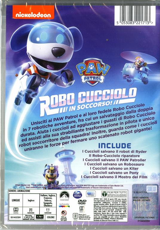 Paw Patrols. Robo cuccioli in soccorso! (DVD) - DVD - 2