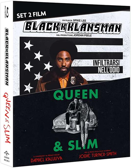 Queen & Slim - BlacKkKlansman (2 Blu-ray) di Melina Matsoukas,Spike Lee