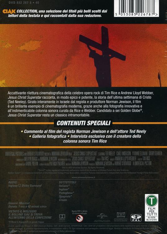 Jesus Christ Superstar (DVD) di Norman Jewison - DVD - 2