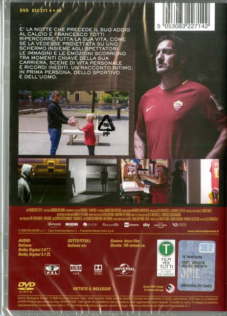 Mi chiamo Francesco Totti (DVD) di Alex Infascelli - DVD - 2