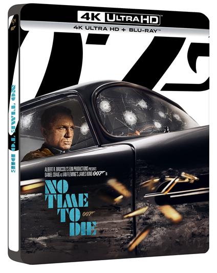 007. No Time to Die. Steelbook (Blu-ray + Blu-ray Ultra HD 4K) di Cary Fukunaga - Blu-ray + Blu-ray Ultra HD 4K