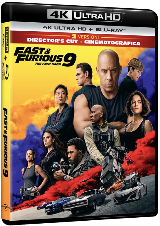 Fast & Furious 9 (Blu-ray + Blu-ray Ultra HD 4K) di Justin Lin - Blu-ray + Blu-ray Ultra HD 4K