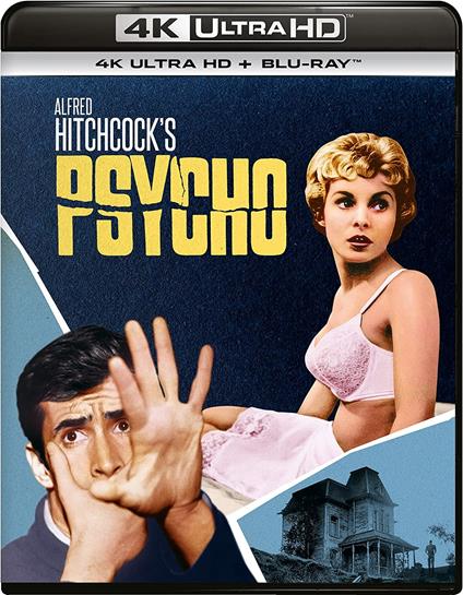 Psycho (Blu-ray + Blu-ray Ultra HD 4K) di Alfred Hitchcock - Blu-ray + Blu-ray Ultra HD 4K