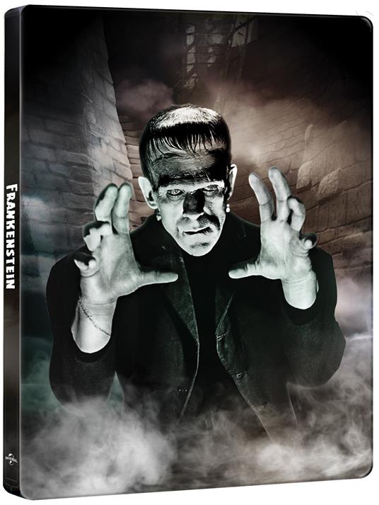 Frankenstein. 90th Anniversary Steelbook (Blu-ray + Blu-ray Ultra HD 4K) di James Whale - Blu-ray + Blu-ray Ultra HD 4K