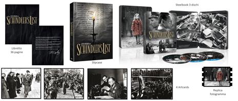 Schindler's List. 30th Anniversary Steelbook Essential Collection (Blu-ray + Blu-ray Ultra HD 4K) di Steven Spielberg - Blu-ray + Blu-ray Ultra HD 4K - 4
