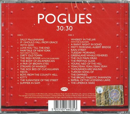 30:30. The Essential Collection - CD Audio di Pogues - 2
