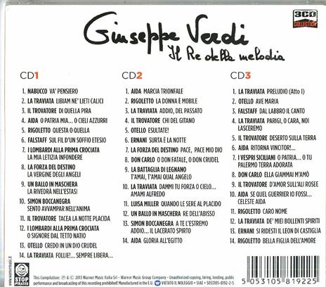 Giuseppe Verdi. Il Re della melodia - CD Audio di Giuseppe Verdi - 2