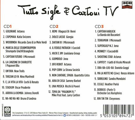 Tutto sigle & cartoni TV (3CD Collection) - CD Audio - 2