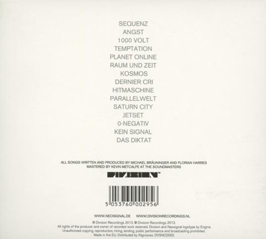 Raum und Zeit - CD Audio di Neosignal - 2