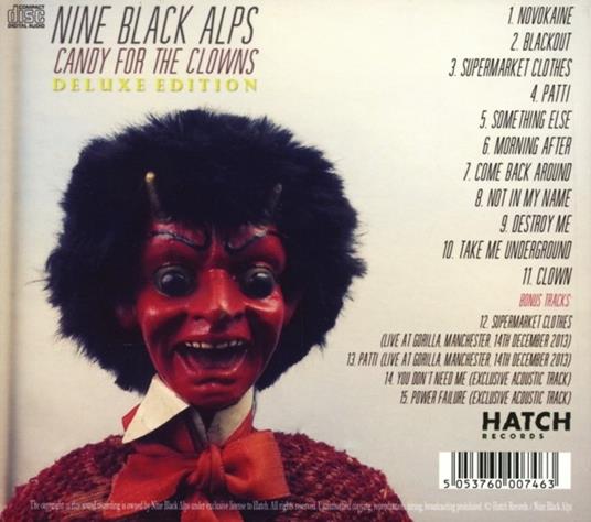 Candy for the Clowns - CD Audio di Nine Black Alps - 2