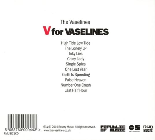 V for Vaselines - CD Audio di Vaselines - 2