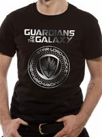 T-Shirt Unisex Guardians Of The Galaxy Vol 2. Crest Silver Foil