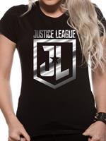 T-Shirt Unisex Tg. M Justice League Movie. Foil Logo