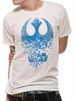 T-Shirt Unisex Tg. L Star Wars Viii The Last Jedi. Jedi Badge Explosion