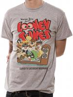 T-Shirt Unisex Tg. M. Looney Tunes Retro Tv