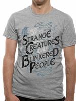 T-Shirt Unisex Fantastic Beasts. Crimes Of Grindelwald. Strange Creatures. Taglia S