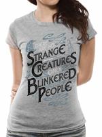 T-Shirt Donna Fantastic Beasts. Crimes Of Grindelwald. Strange Creatures. Taglia M