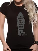 T-Shirt Donna Tg. S. Harry Potter - Hagrid Should Not Fitted