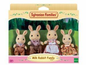 Sylvanian Families. Milk Rabbit Family - 4
