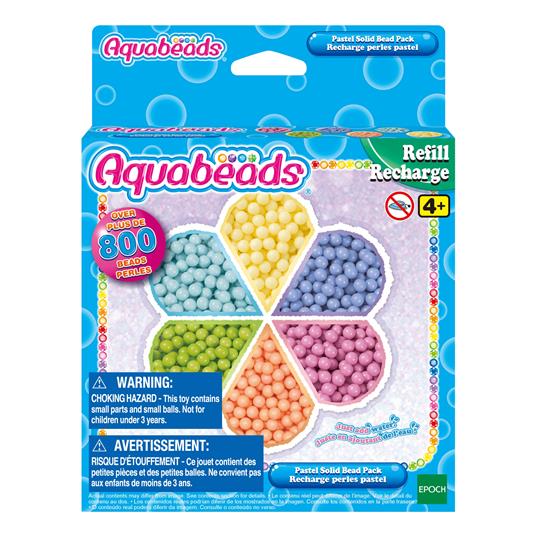 Aquabeads - Scatola Perle Solide Pastello