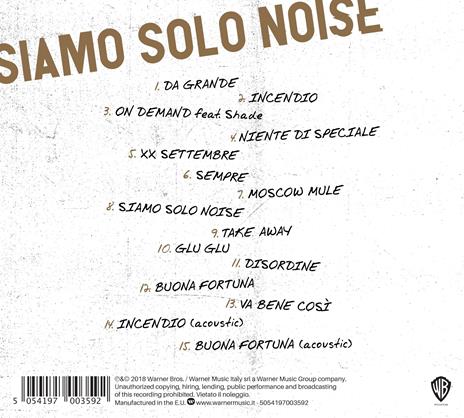 Siamo solo Noise (Deluxe Digipack Edition) - CD Audio di Benji & Fede - 2