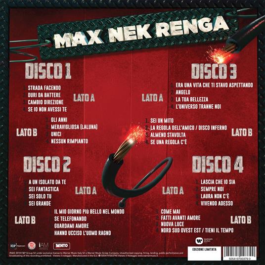 Max Nek Renga. Il disco (Vinyl Box Set) - Vinile LP di Nek,Francesco Renga,Max Pezzali - 2