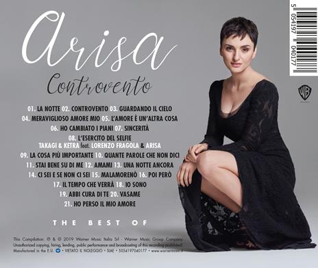 Controvento. Best of - CD Audio di Arisa - 2
