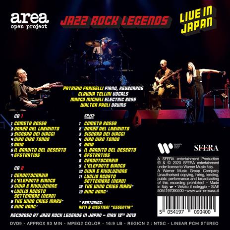 Area Open - CD Audio + DVD di Patrizio Fariselli - 2