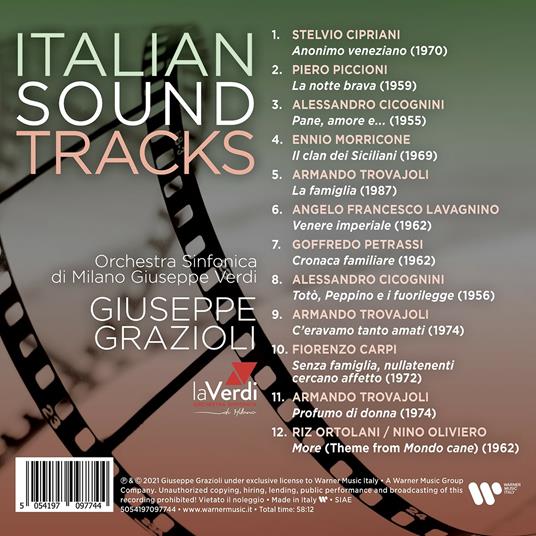 Italian Soundtracks (Colonna Sonora) - CD Audio di Giuseppe Grazioli - 3